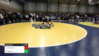 173 lbs Round Of 16 - Doug Porter, Gilroy vs Riggin Boger, South Summitt (UT)