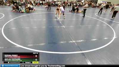 125 lbs Cons. Round 2 - Sophia Perez, Arizona Girls Wrestling vs Baylin Maynard, Team Tulsa Wrestling Club