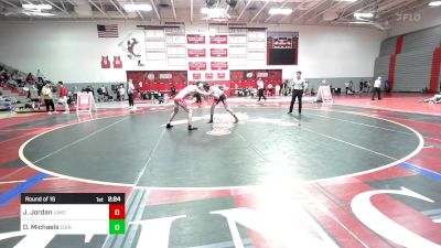 165 lbs Round Of 16 - Josh Jordan, Lake Erie - Unatt vs Damon Michaels, Edinboro - Unatt