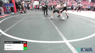 98 lbs Consi Of 8 #2 - Cale Mcgee, Team Nomad vs Max Burd, Weatherford Youth Wrestling