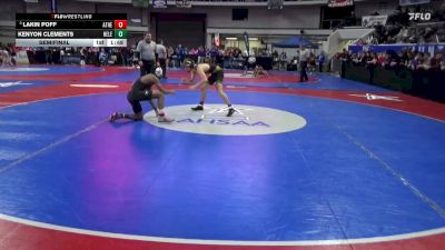 6A 120 lbs Semifinal - Lakin Poff, Athens vs Kenyon Clements, Helena