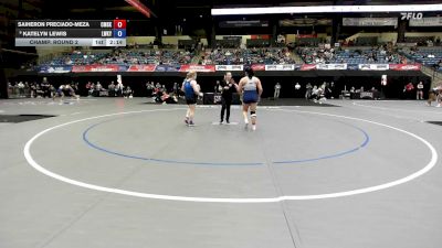 180 lbs Champ. Round 2 - Saiheron Preciado-Meza, University Of The Cumberlands vs Katelyn Lewis, Lindsey Wilson