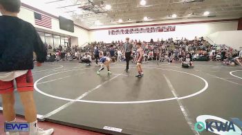 67 lbs Consolation - Maddox Harris, Rough Riders vs Blaine Horton, Newkirk Takedown Club