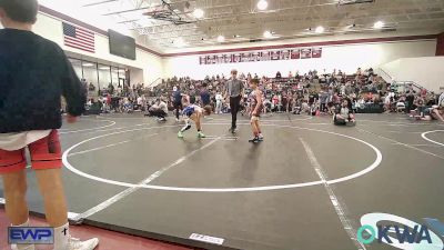 67 lbs Consolation - Maddox Harris, Rough Riders vs Blaine Horton, Newkirk Takedown Club
