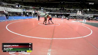 285 lbs Placement (16 Team) - Elijah Seay, Lafayette vs Anthony Castillo, Menchville