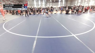 138 lbs Cons. Semis - Audon Clark, Toppenish Badboy Wrestling vs Cash Boos, Thurston County Wrestling Club