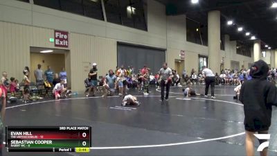 50 lbs Placement Matches (16 Team) - Sebastian Cooper, Rabbit WC vs Evan Hill, The Untouchables