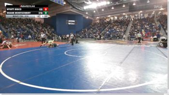 215 lbs Prelim - Shane Montgomery, St Marks vs Wyatt Sisco, Kinnelon