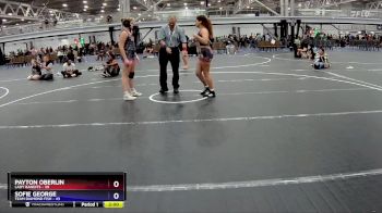 165 lbs Placement (4 Team) - Payton Oberlin, Lady Bandits vs Sofie George, Team Diamond Fish