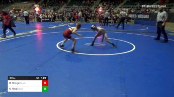 67 lbs Prelims - Mason Gregor, Ragin Raisins WC vs Noah Neal, Glenpool