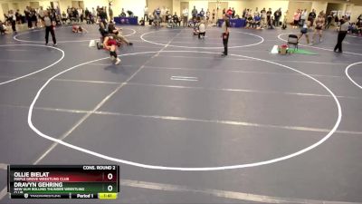 83 lbs Cons. Round 2 - Dravyn Gehring, New Ulm Rolling Thunder Wrestling Club vs Ollie Bielat, Maple Grove Wrestling Club