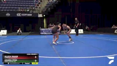 109 lbs Cons. Round 4 - Allicia Mahoe, Schreiner University vs Kendra Ryan, North Central (IL)