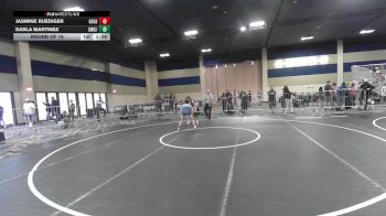 116 lbs Round Of 16 - Jasmine Ruediger, Gold Rush Wr Ac vs Darla Martinez, Gwc/ Tigers