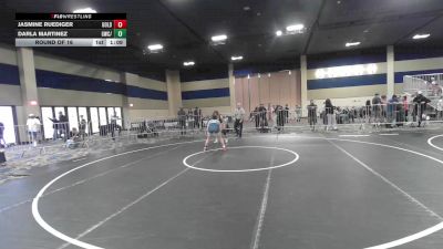 116 lbs Round Of 16 - Jasmine Ruediger, Gold Rush Wr Ac vs Darla Martinez, Gwc/ Tigers