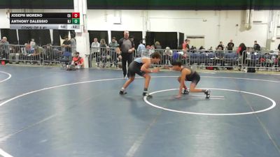 128 lbs Consi Of 8 #1 - Joseph Moreno, CA vs Anthony Dalessio, NJ