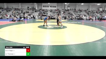 152 lbs Consi Of 16 #2 - Berlynn Solia-Tago, CA vs Alyciah Thomas, SC