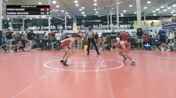 122 lbs Semifinal - Ethan Hauser, Prestige Worldwide Blue - HSC vs Samuel Wolford, Steller Trained Embo - HSC