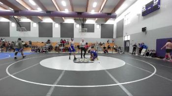 Boys 217 lbs Quarterfinal - Brian De La Rosa, Orland Boys vs Dathen Moore, Lassen Boys