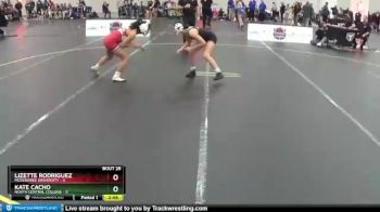 101 lbs Round 5 (12 Team) - Lizette Rodriguez, McKendree University vs Kate Cacho, North Central College