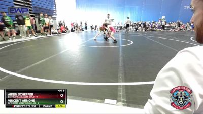 84 lbs Round 1 (4 Team) - Vincent Arnone, OpenMats Wrestling Club vs Aiden Scheffer, East Kansas Eagles Gold