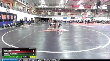 130 lbs Cons. Round 1 - Elena Rameriz, Vanguard vs Alexis Cervantes, William Penn