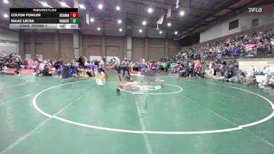 157 lbs Cons. Round 3 - Isaac Lecea, Francis Howell Central vs Colton Fowler, Seckman