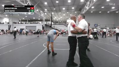 138 lbs Round 3 (6 Team) - Apollo Bellini, CTWHALE ORCA vs Jesse Gatto, Legacy Dragons