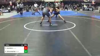 132 lbs Semifinal - Federico Apodaca, Wapato WC vs Cole Schumacher, Bear Claw WC