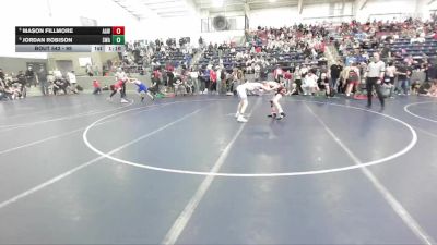 95 lbs Cons. Semi - Jordan Robison, Sanderson Wrestling Academy vs Mason Fillmore, Agon Academy Wrestling