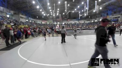 73 lbs Quarterfinal - Maxin Harper, Valley Bad Boys vs Chris Klotz, West Grand