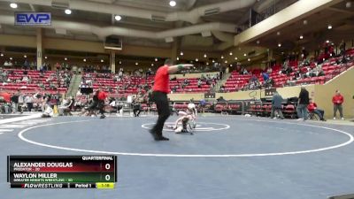 80 lbs Quarterfinal - Waylon Miller, Greater Heights Wrestling vs Alexander Douglas, Predator