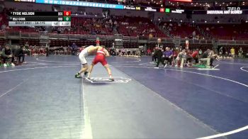 3A-175 lbs 7th Place Match - Eli Cox, Indianola vs Tyde Nelsen, Dallas Center-Grimes