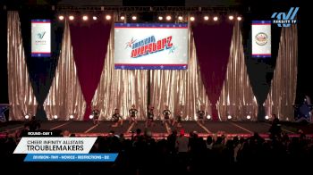 Cheer Infinity Allstars - Troublemakers [2025 L1 Tiny - Novice - Restrictions - D2 Day 1] 2025 The American Superstarz Raleigh Nationals
