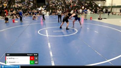 285 lbs Finals (2 Team) - George Bolling, Northern State Reserve vs Crew Howard, Nebraska-Kearney Reserve