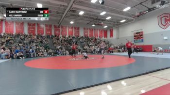 120 lbs 1st Place Match - Kel Unrein, Fruita Monument vs Cash Martinez, Cedaredge
