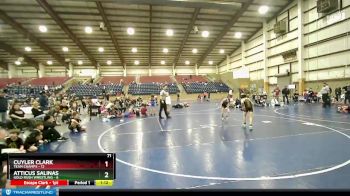 71 lbs Placement (16 Team) - Cuyler Clark, Team Champs vs Atticus Salinas, Gold Rush Wrestling