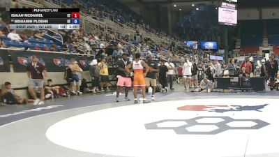 157 lbs Cons. Sub-rd Of 32 - Isaiah McDaniel, Connecticut vs Benjamin Ploehn, Utah