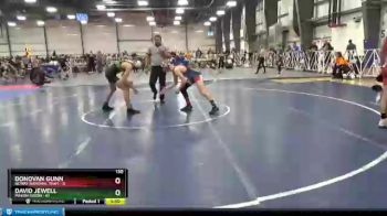 130 lbs Round 3 (6 Team) - David Jewell, Minion Green vs Donovan Gunn, NCWAY National Team