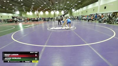 126A Cons. Round 1 - Jayden Worledo, Glenpool vs Brady Larson, Harrah