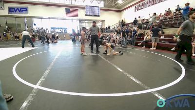 70 lbs Rr Rnd 2 - Jerald Torres, OKC Saints Wrestling vs Wesson Diaz, Blackwell Wrestling Club