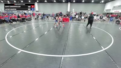 120 lbs Jantz Greenhalgh, Team Utah vs Layne Martin, Team Michigan - Blue
