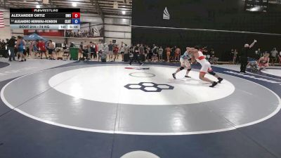 74 kg Champ. Rd Of 128 - Alexander Ortiz, Diplomat Wrestling Club vs Alejandro Herrera-Rondon, Clarion RTC