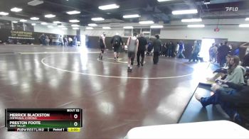 120 lbs Champ. Round 1 - Preston Foote, West Valley vs Merrick Blackston, Centennial (Corona)