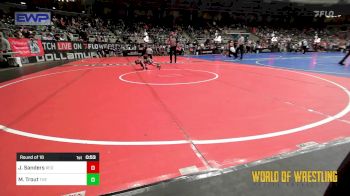40 lbs Round Of 16 - Jeremiah Sanders, Red Cobra Westling Academy vs Maddox Trout, The Best Wrestler