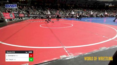 40 lbs Round Of 16 - Jeremiah Sanders, Red Cobra Westling Academy vs Maddox Trout, The Best Wrestler