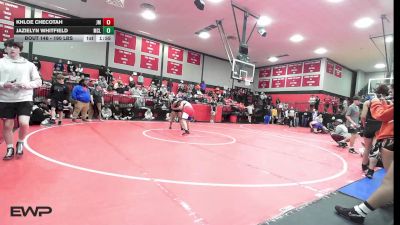 190 lbs Quarterfinal - Khloe Checotah, John Marshall vs Jazielyn Whitfield, McLain