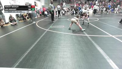 52 lbs Consolation - Harley Beckley, Team Tulsa Wrestling Club vs Levi Hughart, Raw Wrestling Club