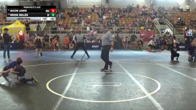 60 lbs Semifinal - Jacob Lewis, Mechanicsburg vs Reese Miller, Monster Squad Wrestling