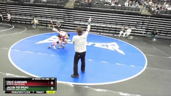 147 lbs Cons. Round 3 - Jacob Fisi`ipeau, Herriman High School vs Cruz Gardner, Murray High School