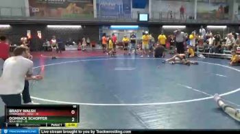 95 lbs Round 4 (8 Team) - Dominick Schopfer, NOLA Gold vs Brady Walsh, Stronghold - Gold